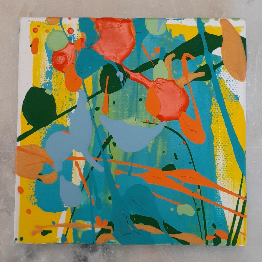 ORIGINAL ART#3 ACRILIC PAINTING